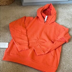 Lululemon Orange Hoodie Sweater • Sz 4
